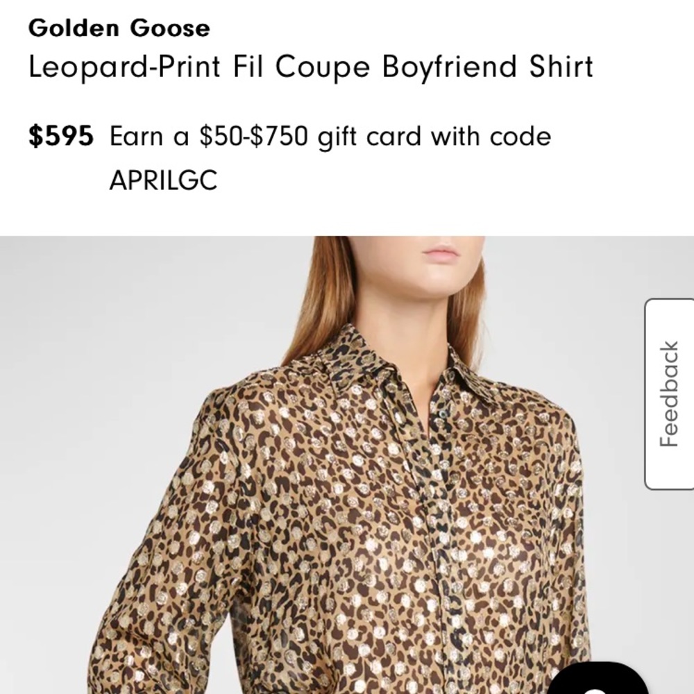 Golden Goose Silk Printed Blouse - Picture 2 of 11
